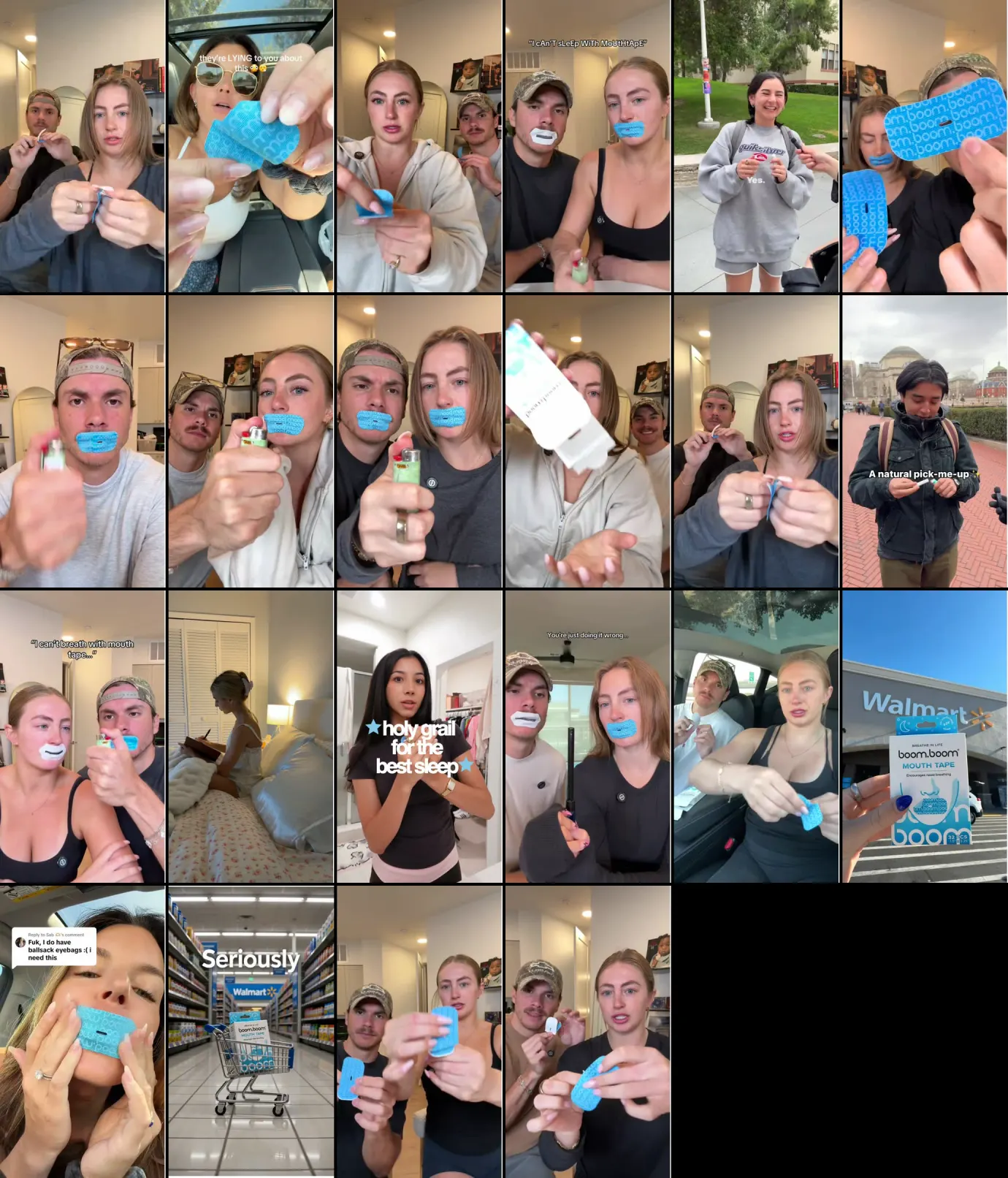 A visual census of video ads reviewed for the BoomBoom case study