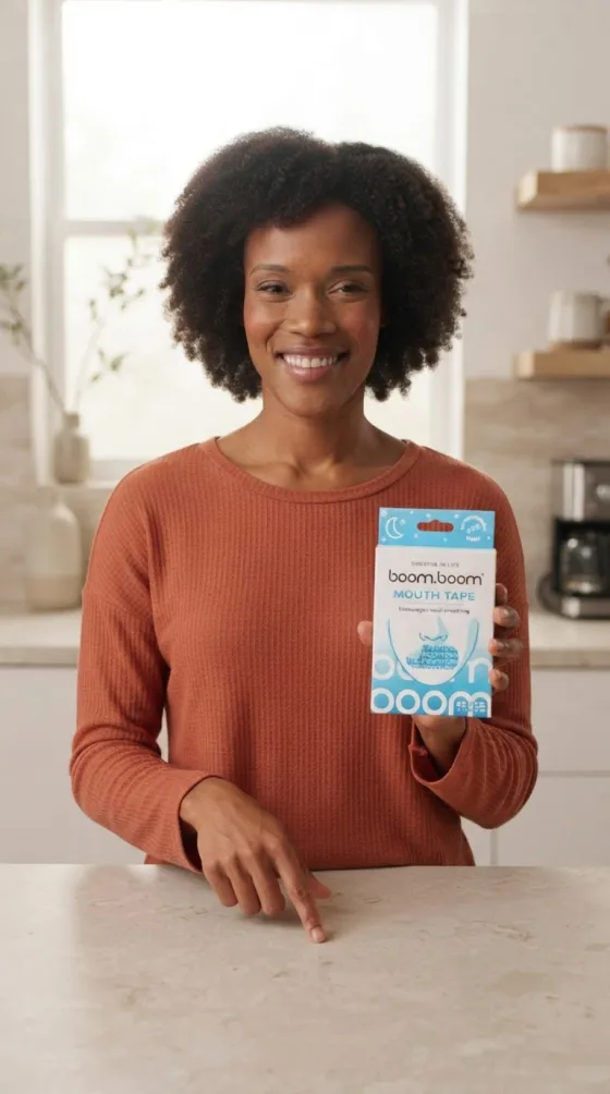 Second frame from a produced BoomBoom spec ad