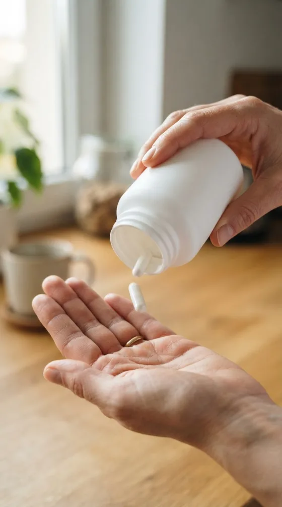 Capsules frame from the gut-health spec ad